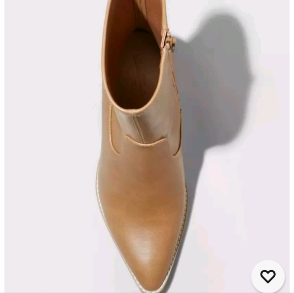 Aubree Ankle Boots from Universal Thread- Tan NWT Size 10 - Picture 4 of 7